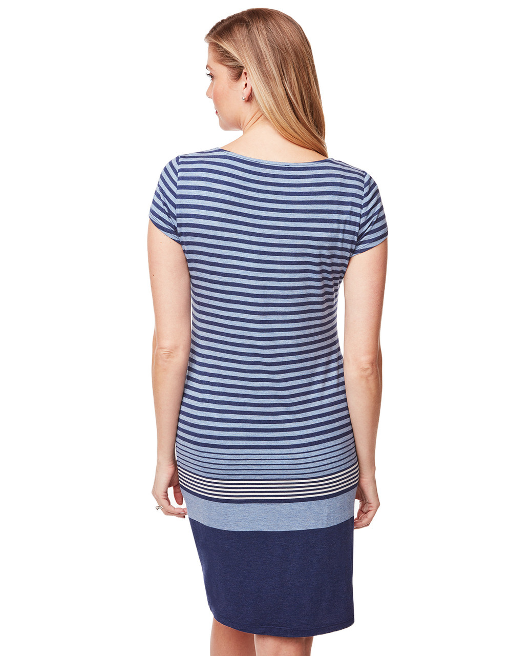 Short Sleeve Jersey Stripe Dress