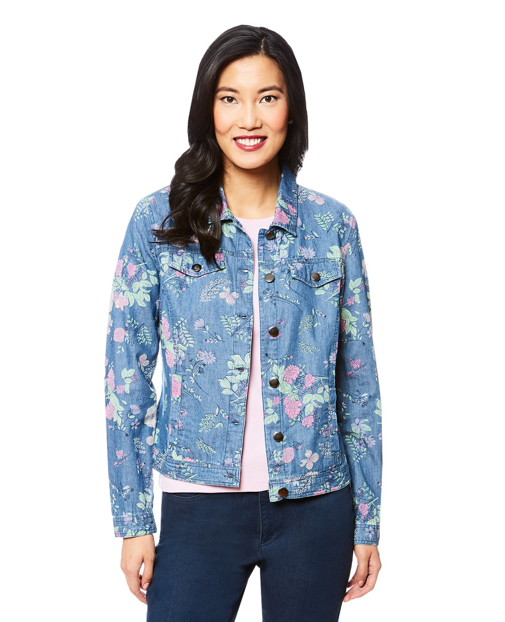 Women's lightweight floral jacket