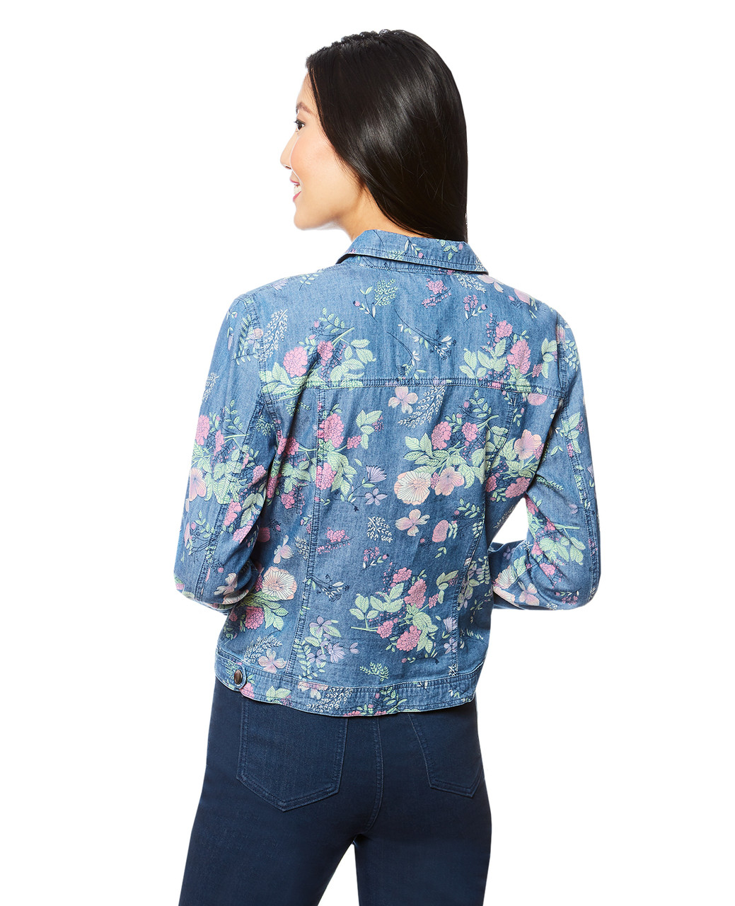 Women's lightweight floral jacket