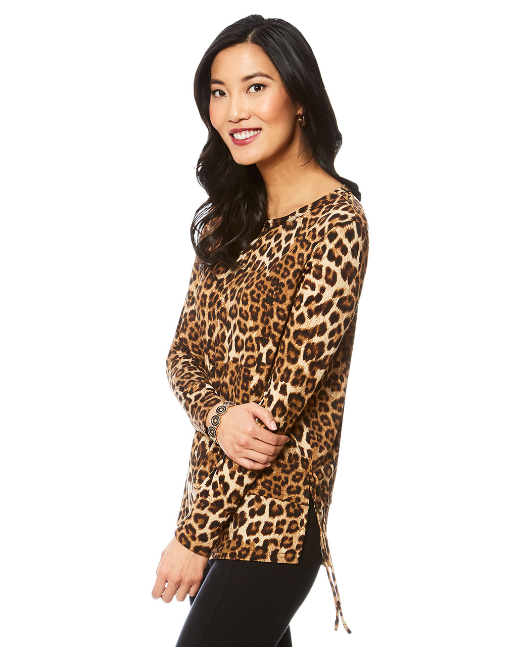 Women's animal print top