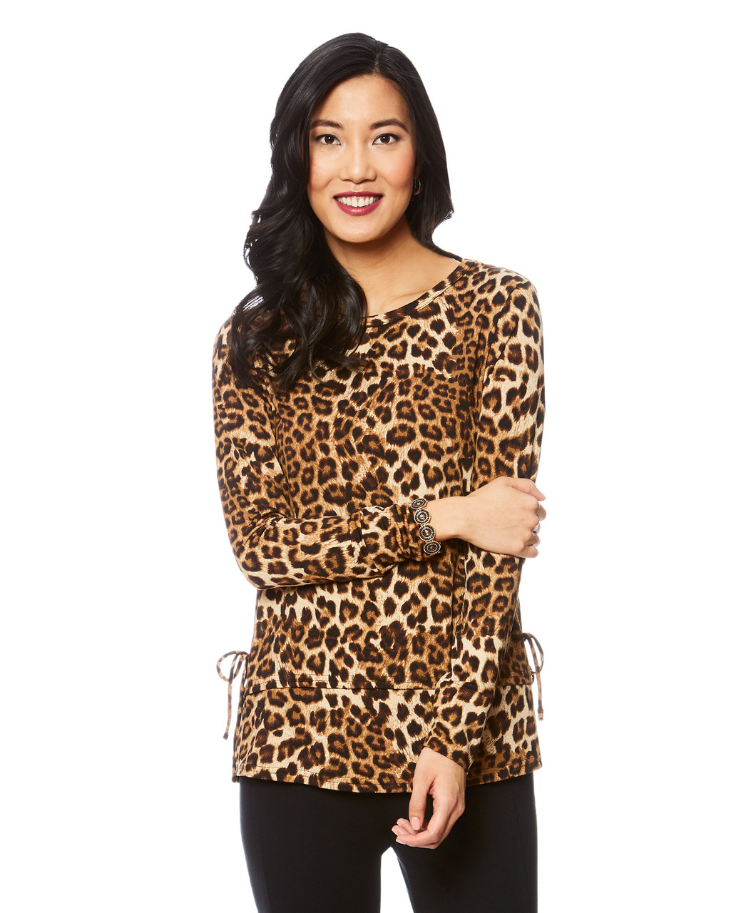 Women's animal print top