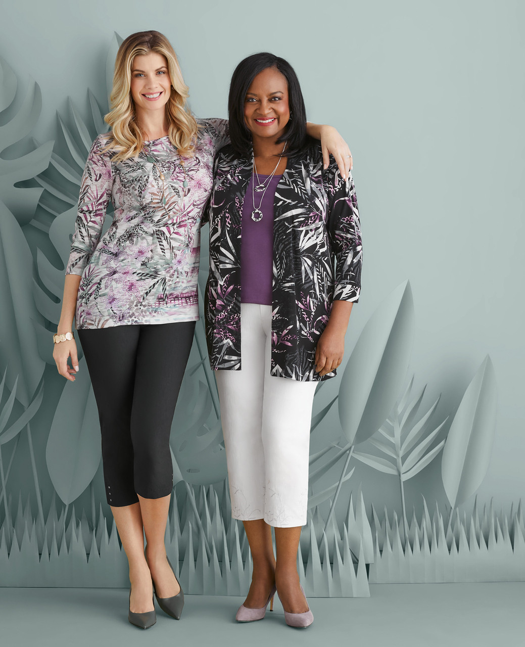 Women's black kimono topper