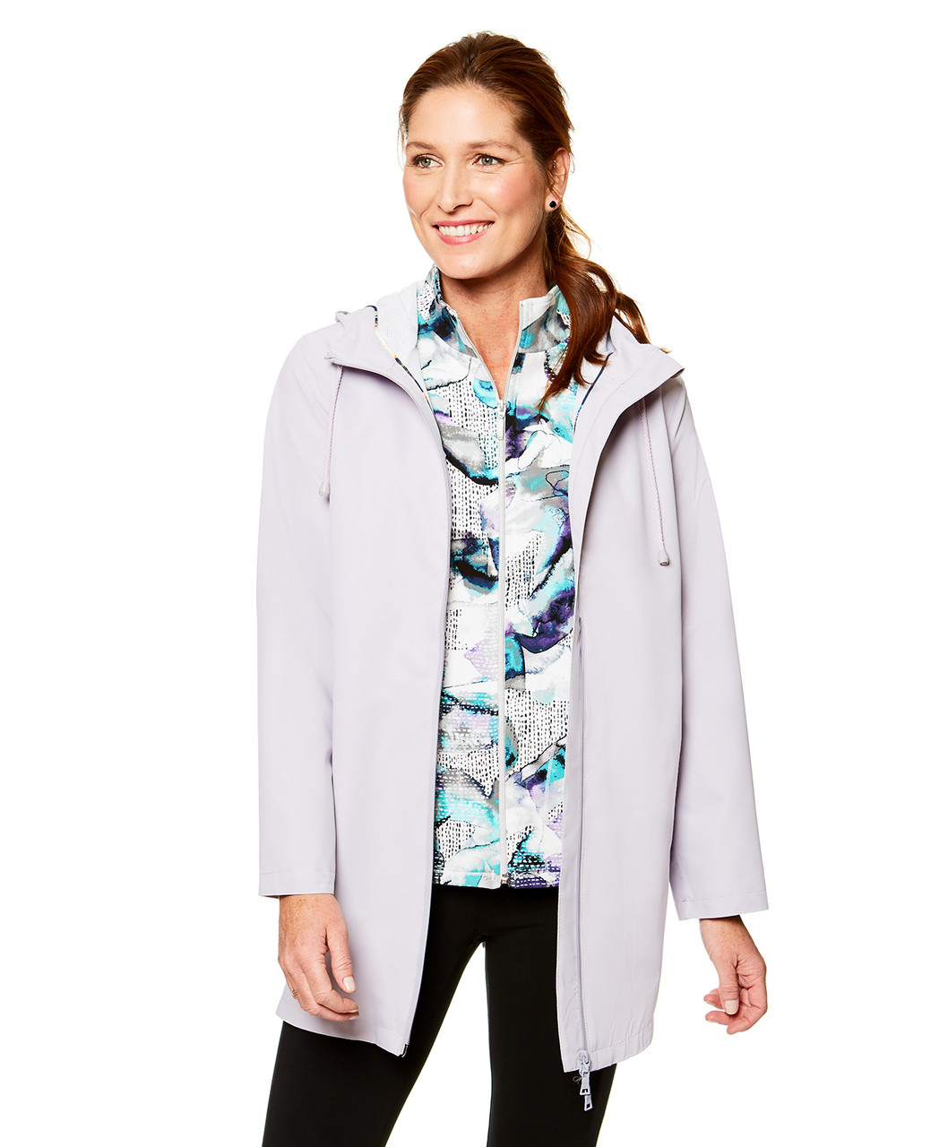 Women's purple waterproof jacket