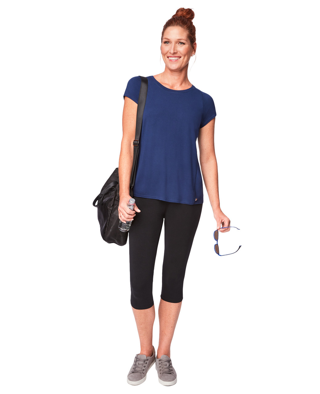 Short Sleeve Racerback Active Top