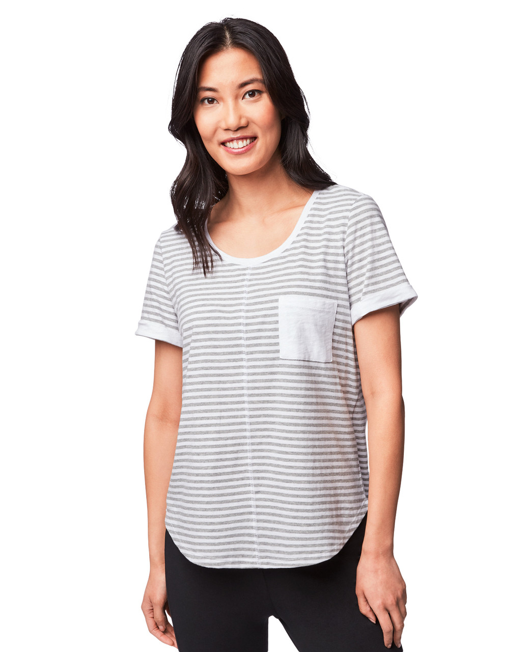Short Sleeve Striped Tee
