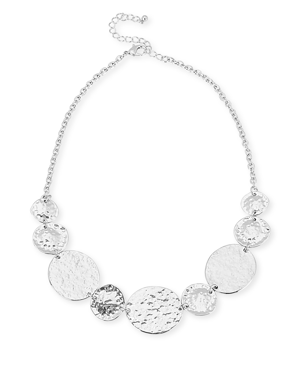 Women's Hammered Assorted Size Necklace