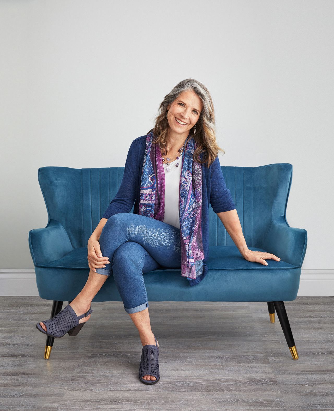 Medium Wash Denim Skimmer