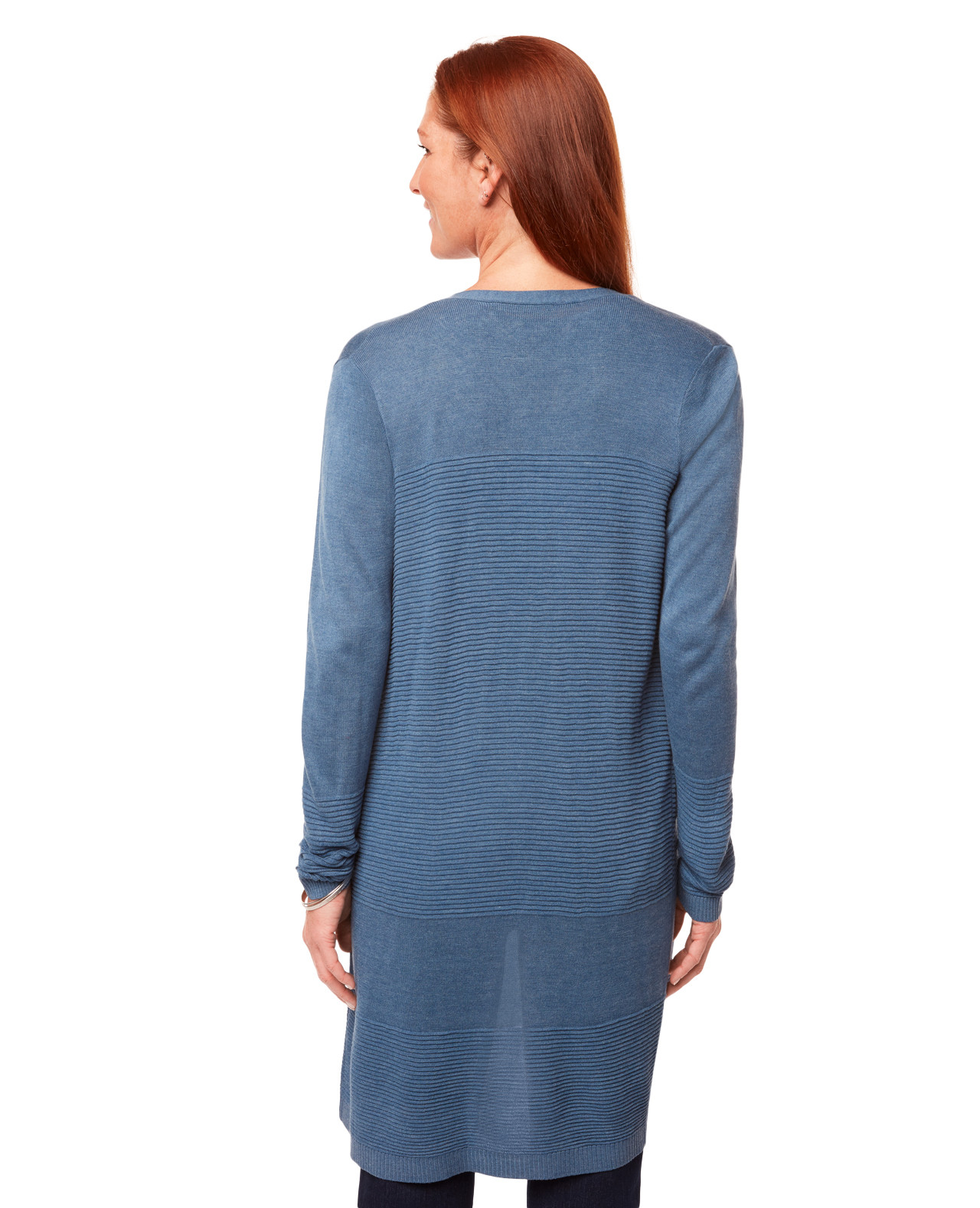 Women's Ribbed Long Cardigan