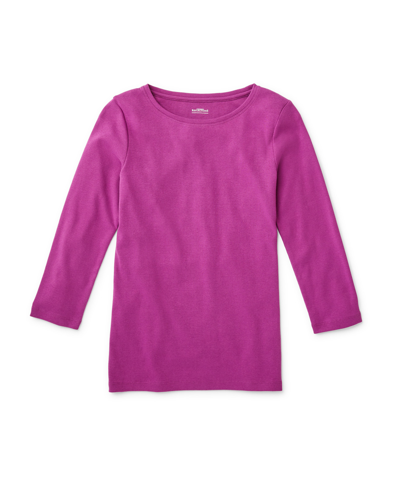 Women's Solid Ribbed Tee
