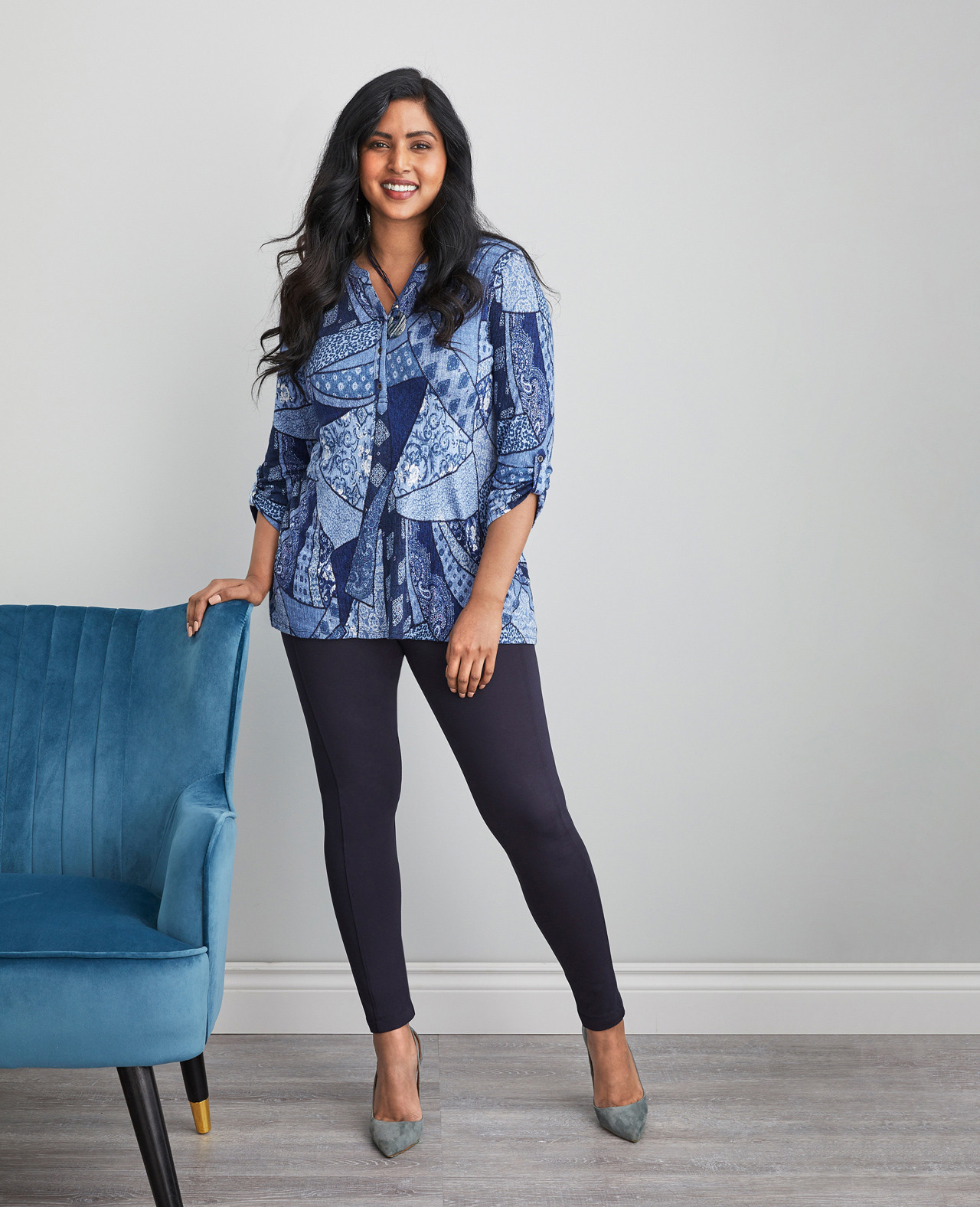 Women's Three Quarter Sleeve Shirt
