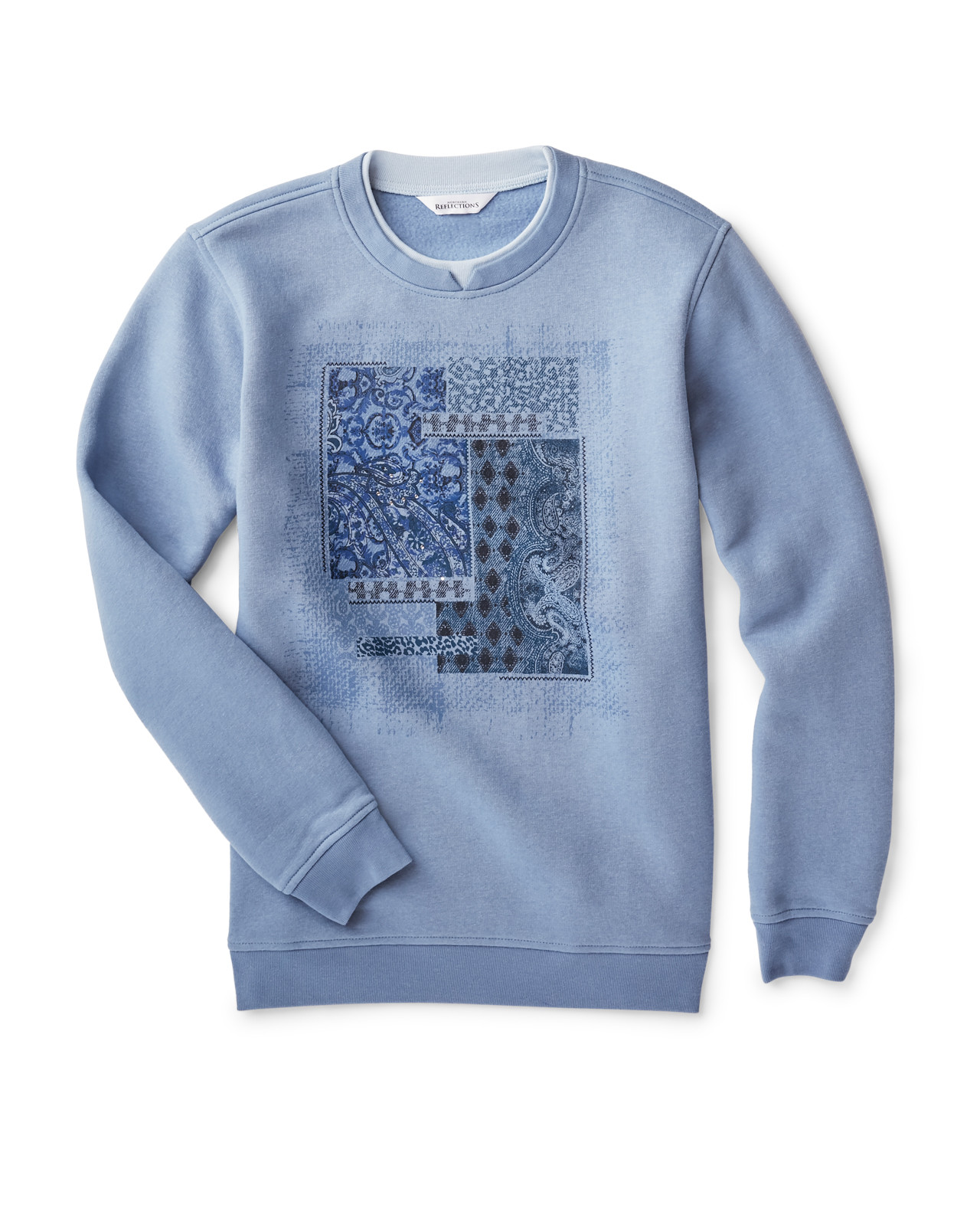 Women's Sweatshirt With Notch Neck