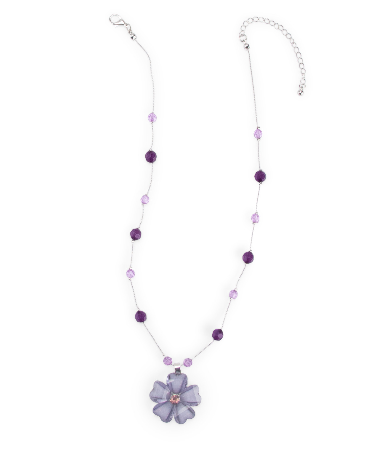 Purple Beaded Necklace