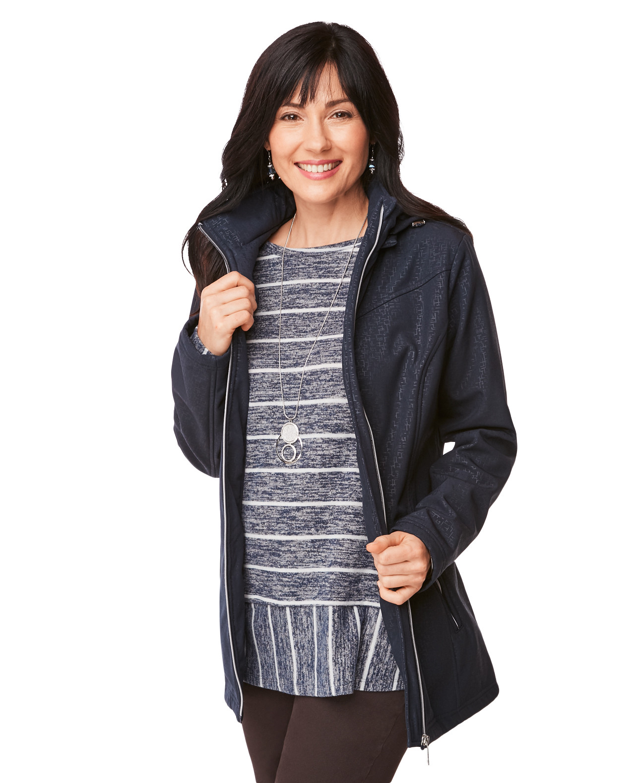 Women's Blue Anorak Jacket