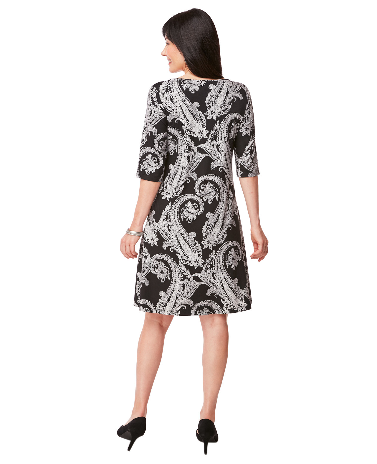 Women's 3 Quarter Sleeve Dress