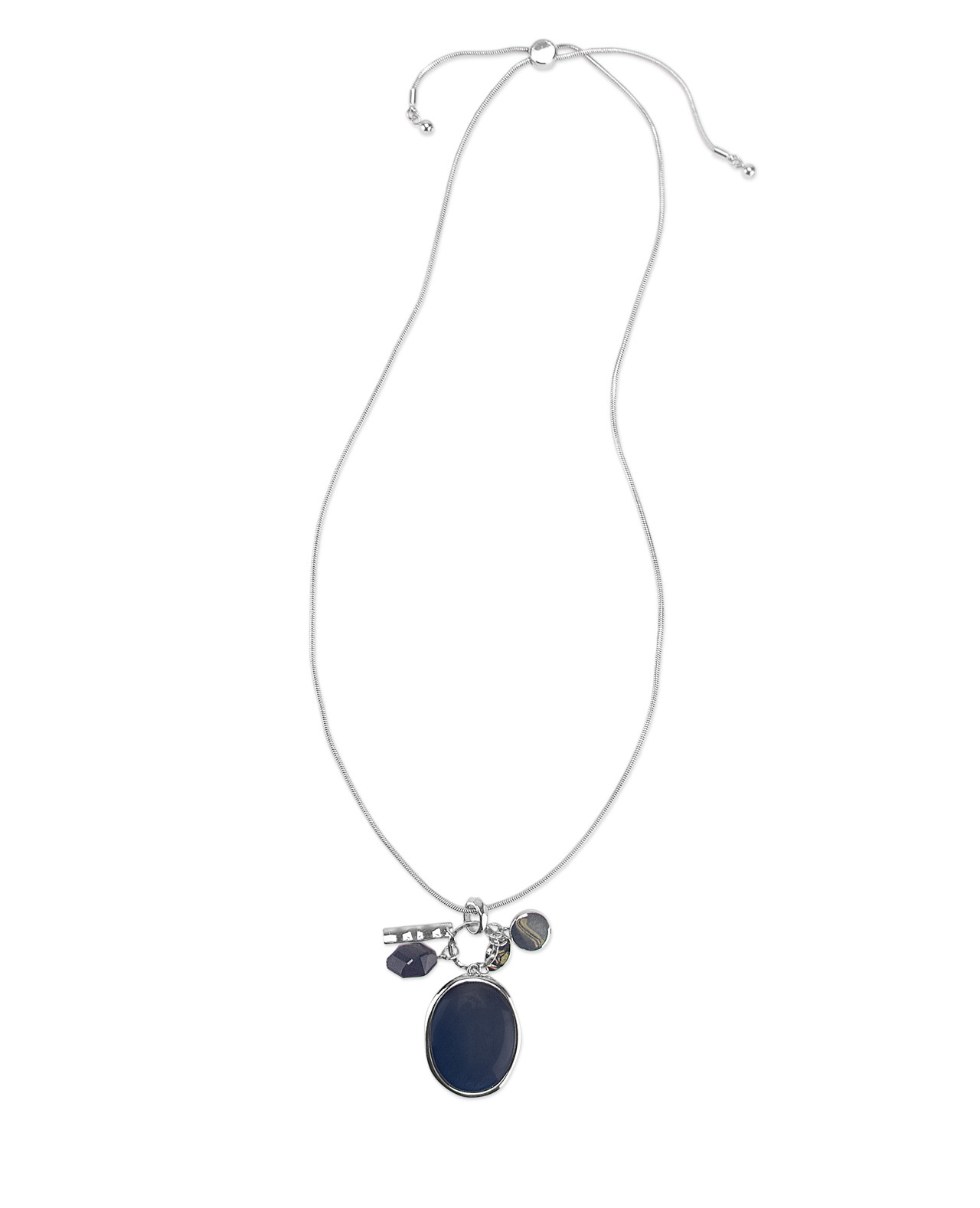 Red And Blue Pendant Necklace