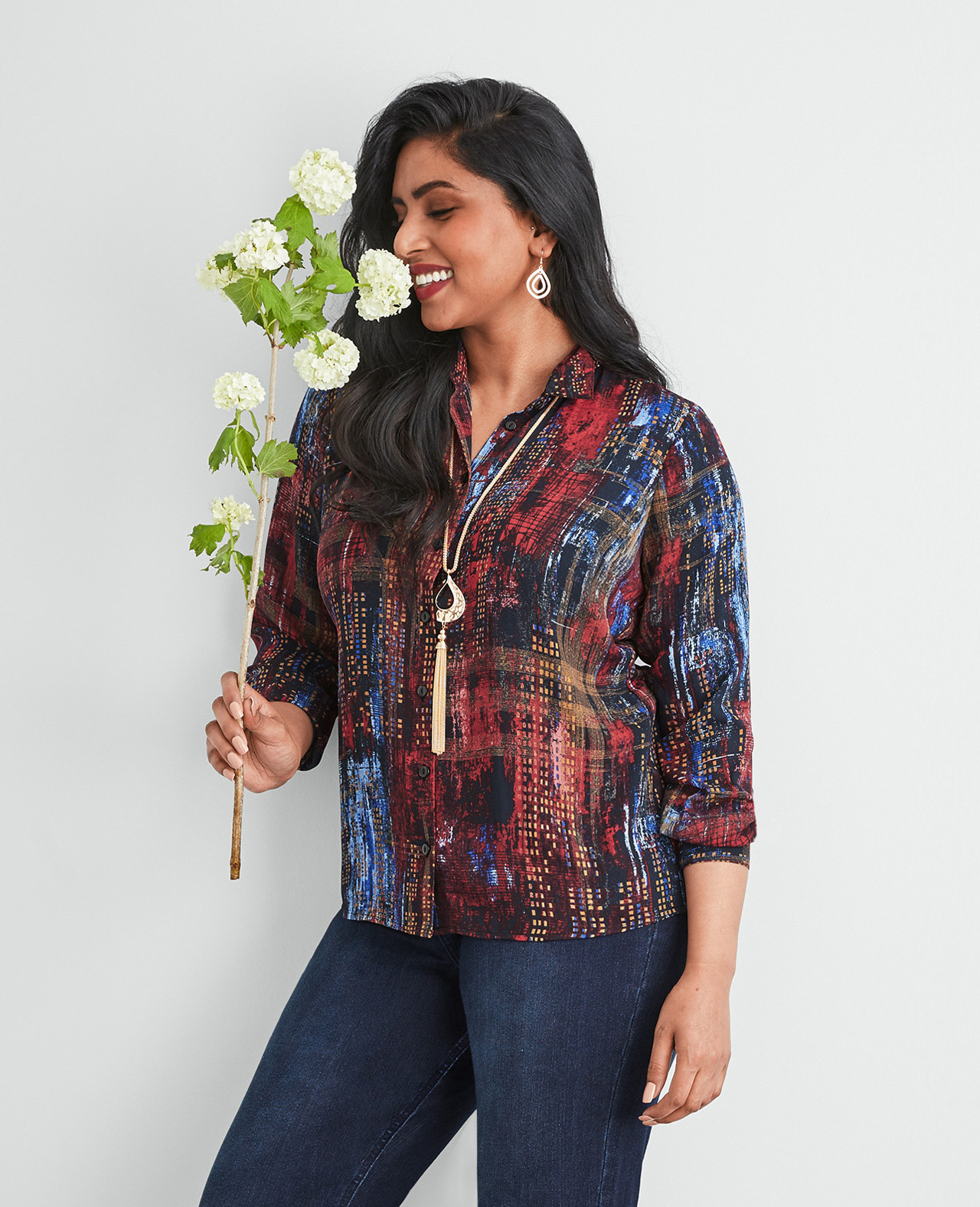 Petite Peplum Back Top