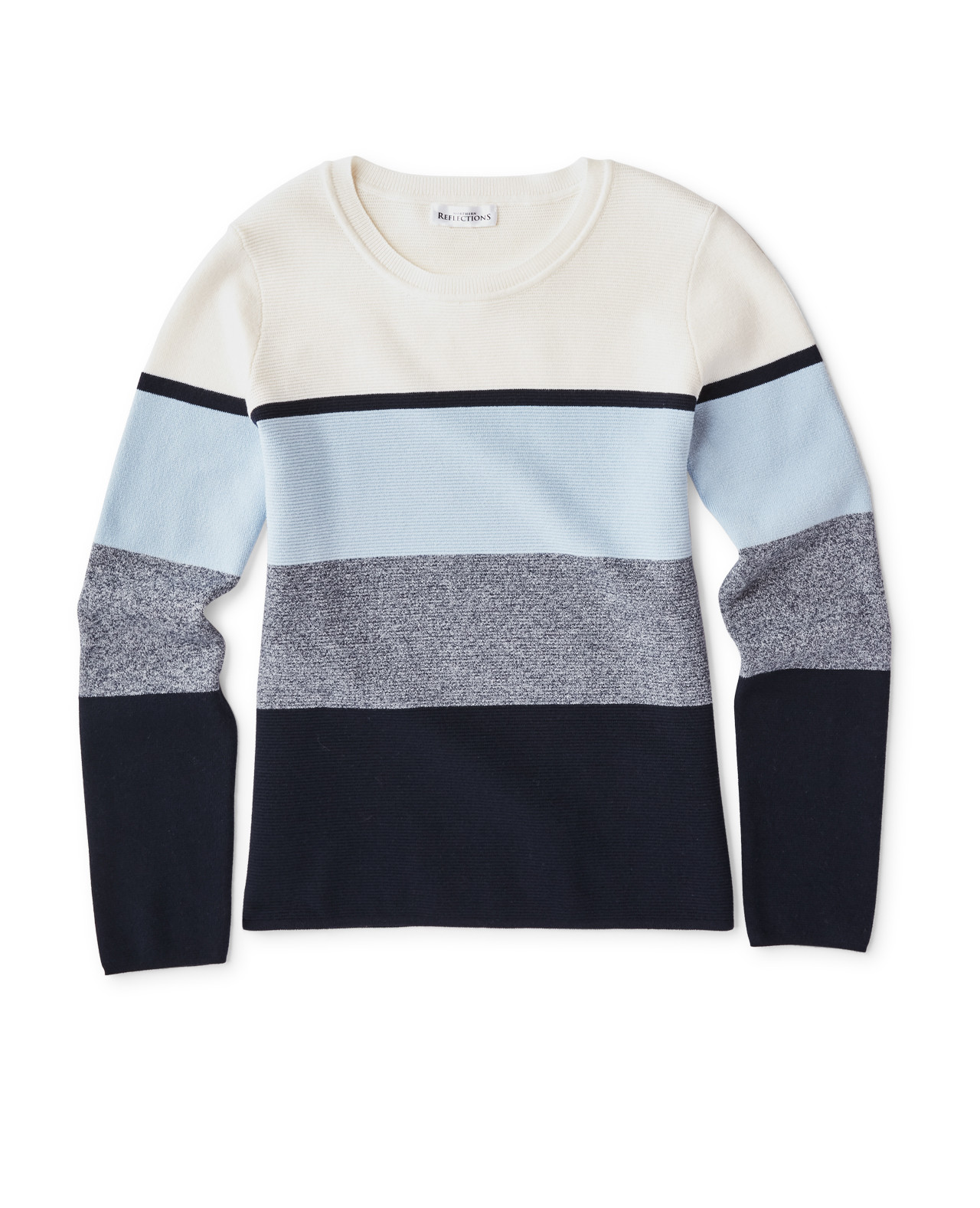 Navy Striped Sweater