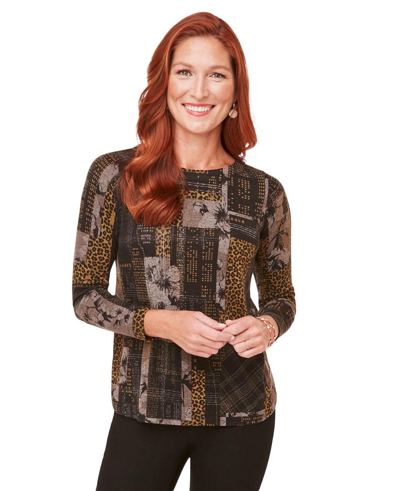 Petite - Long Sleeve Sweater Top