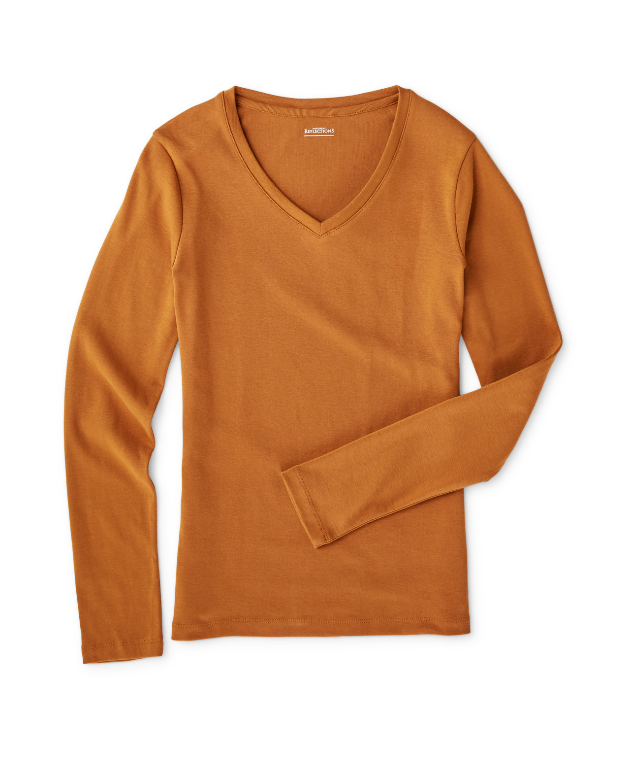 Solid V-Neck Tee