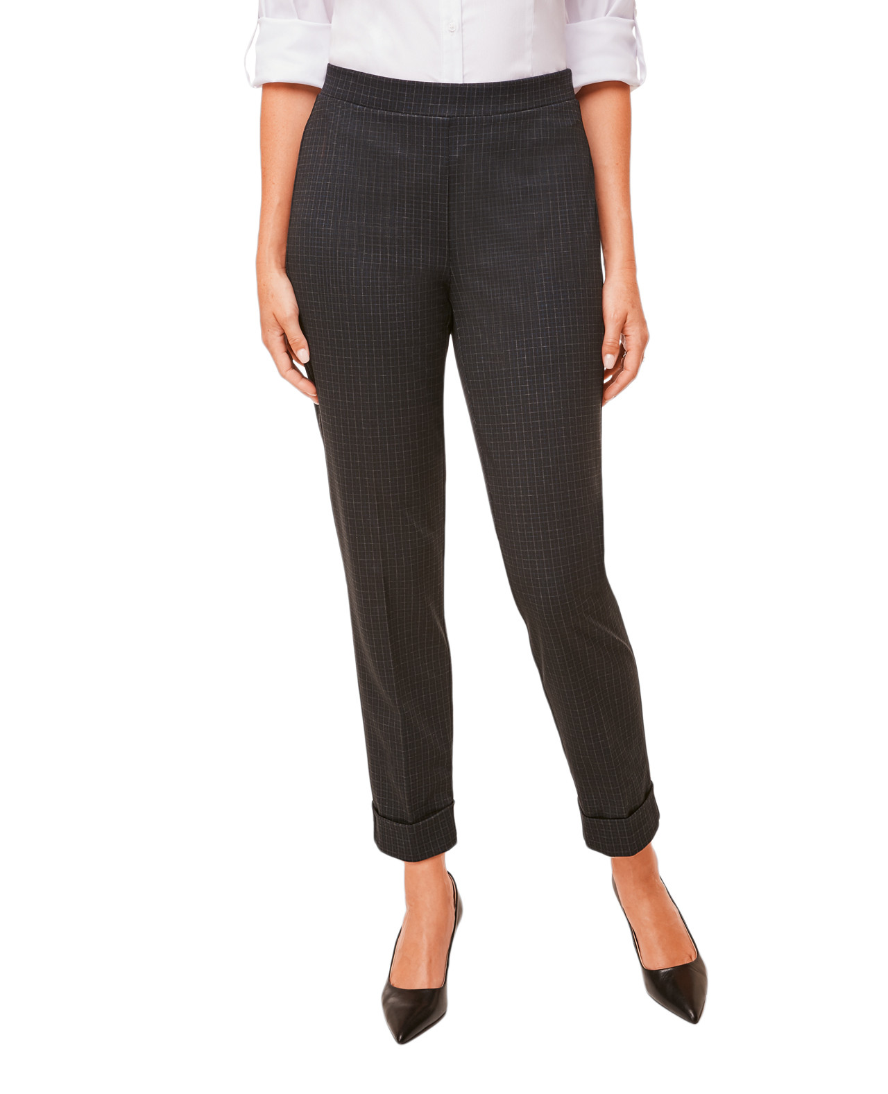Printed Cuffed Pants