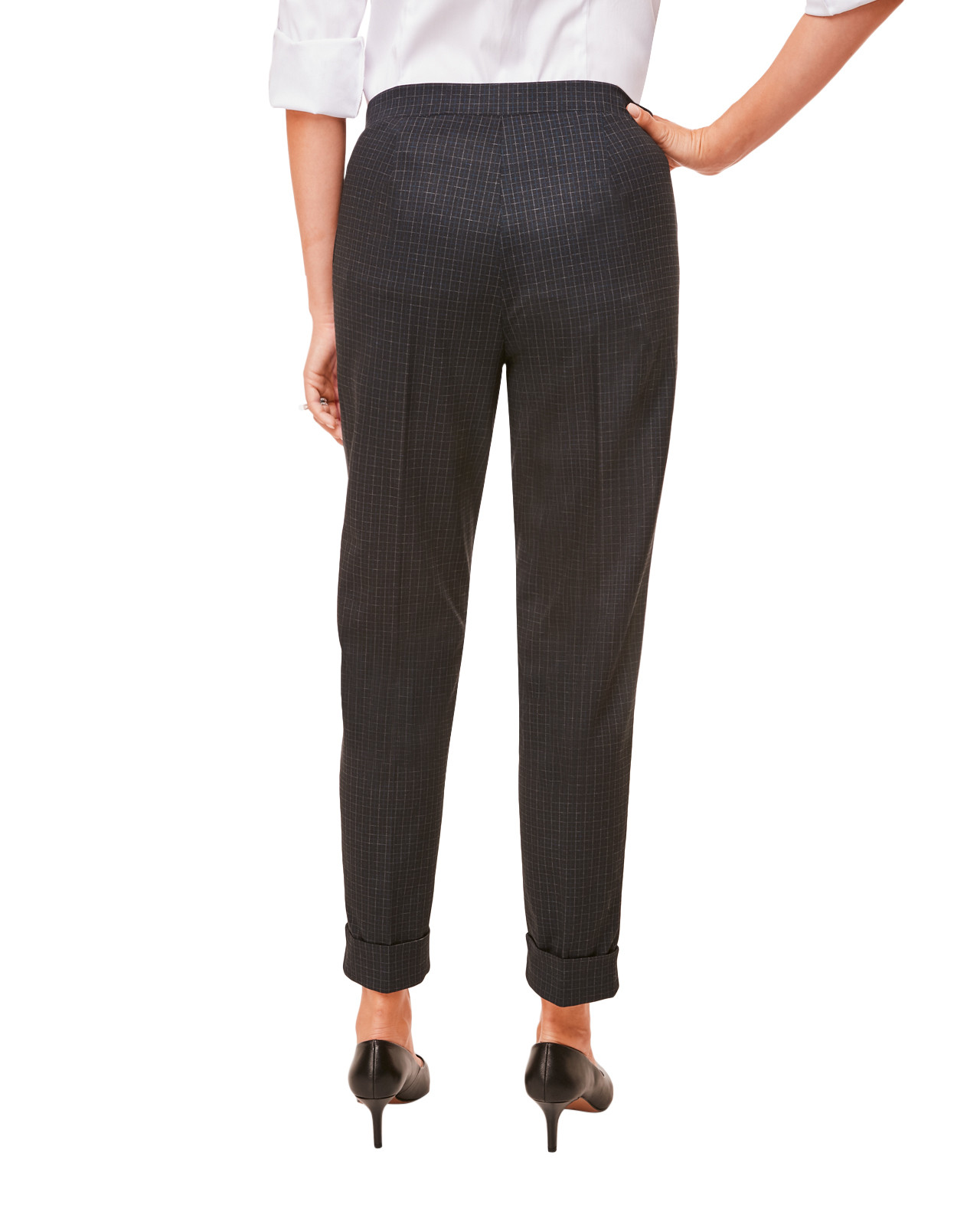 Printed Cuffed Pants