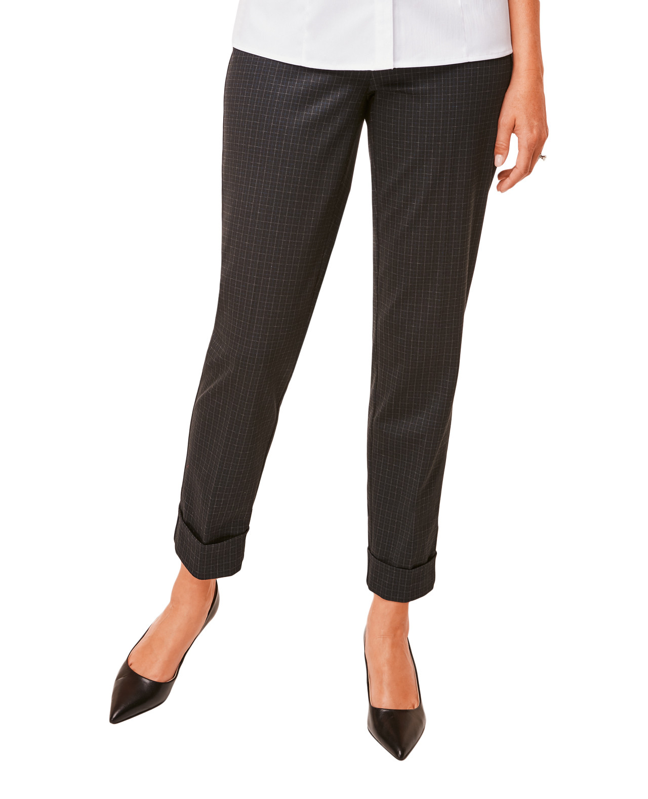 Printed Cuffed Pants