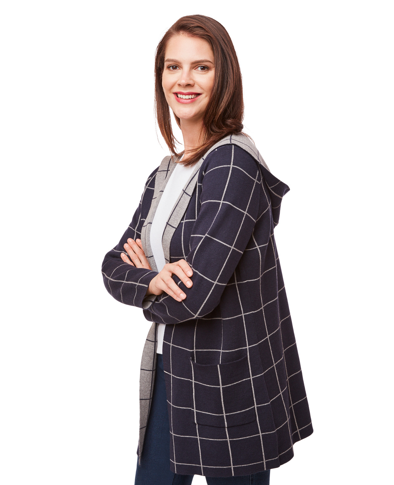 Cardigan Coat With Pockets