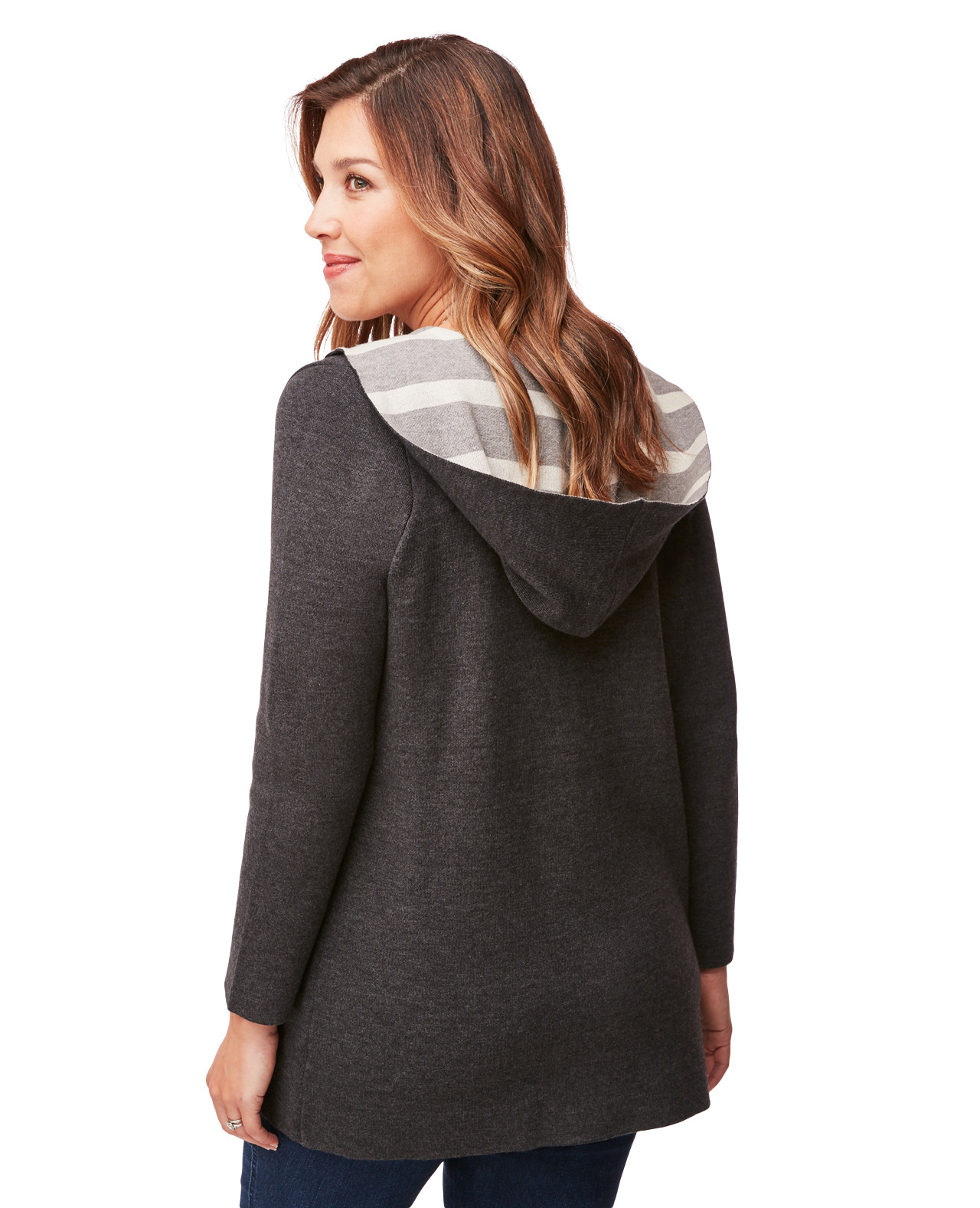 Hooded Cardigan Coat