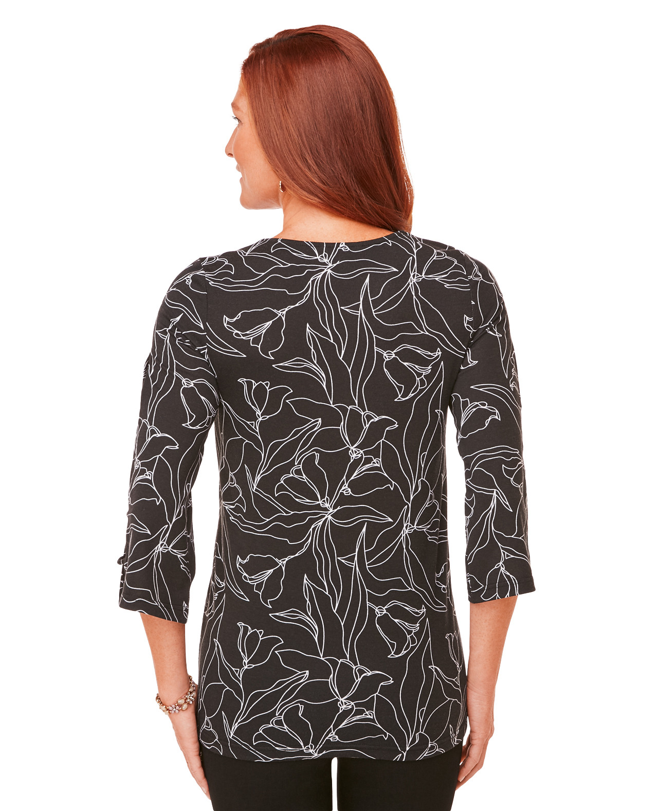 Women's Lattice Sleeve Top