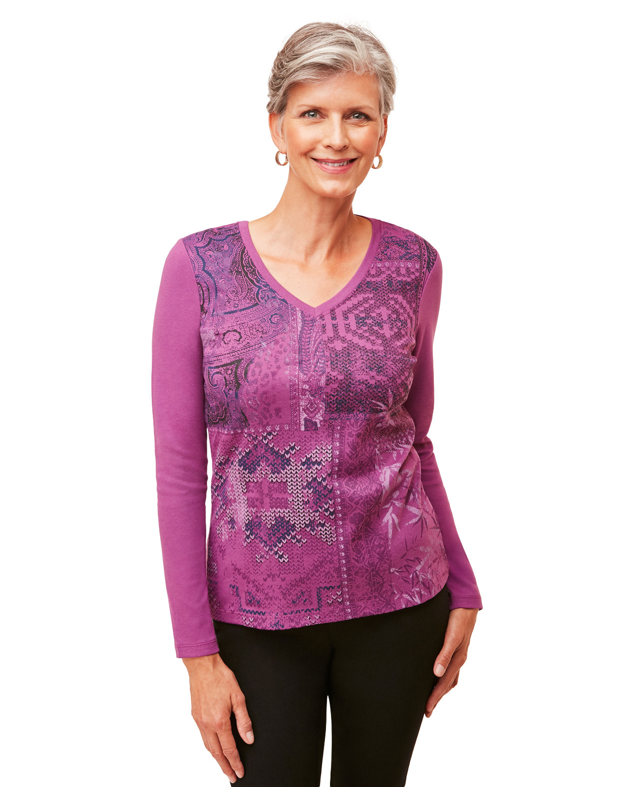 Printed Long Sleeve Tee