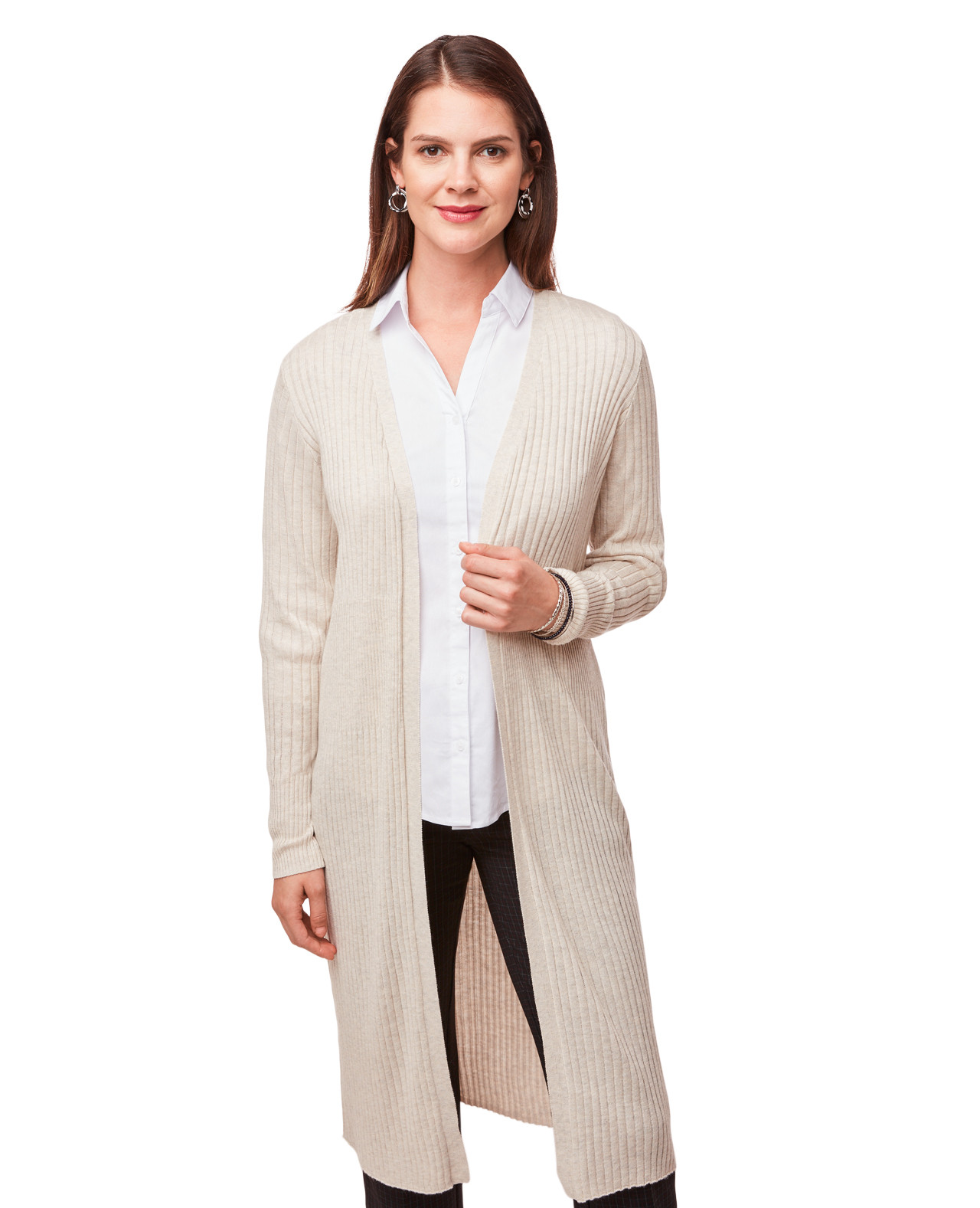 Ribbed Textured Cardigan