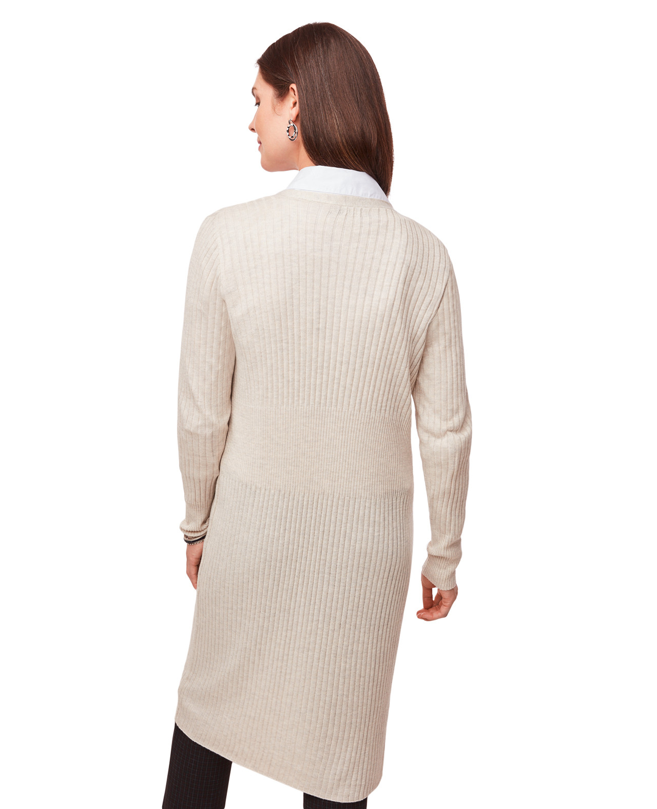 Ribbed Textured Cardigan