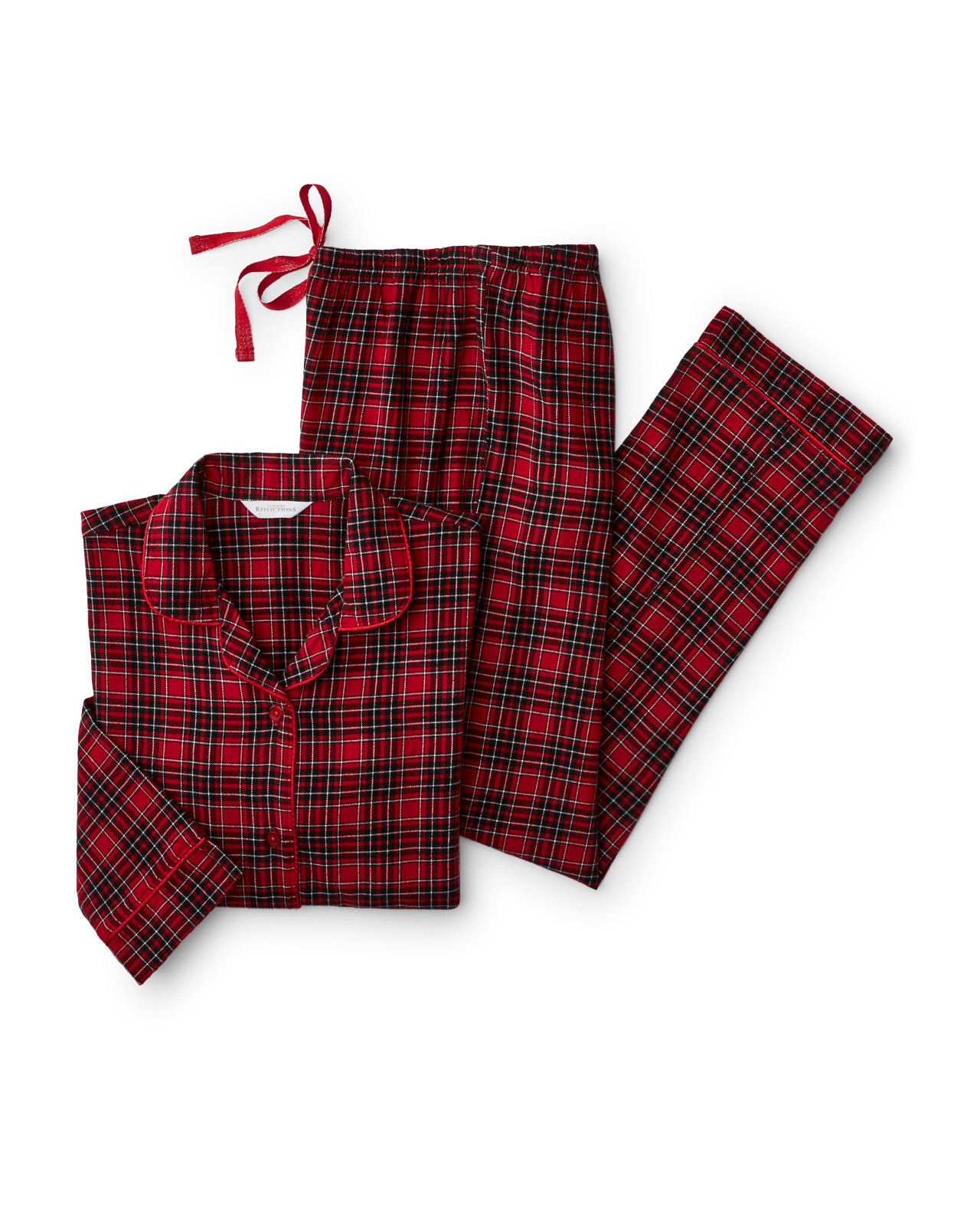Plaid Flannel Pyjama Set