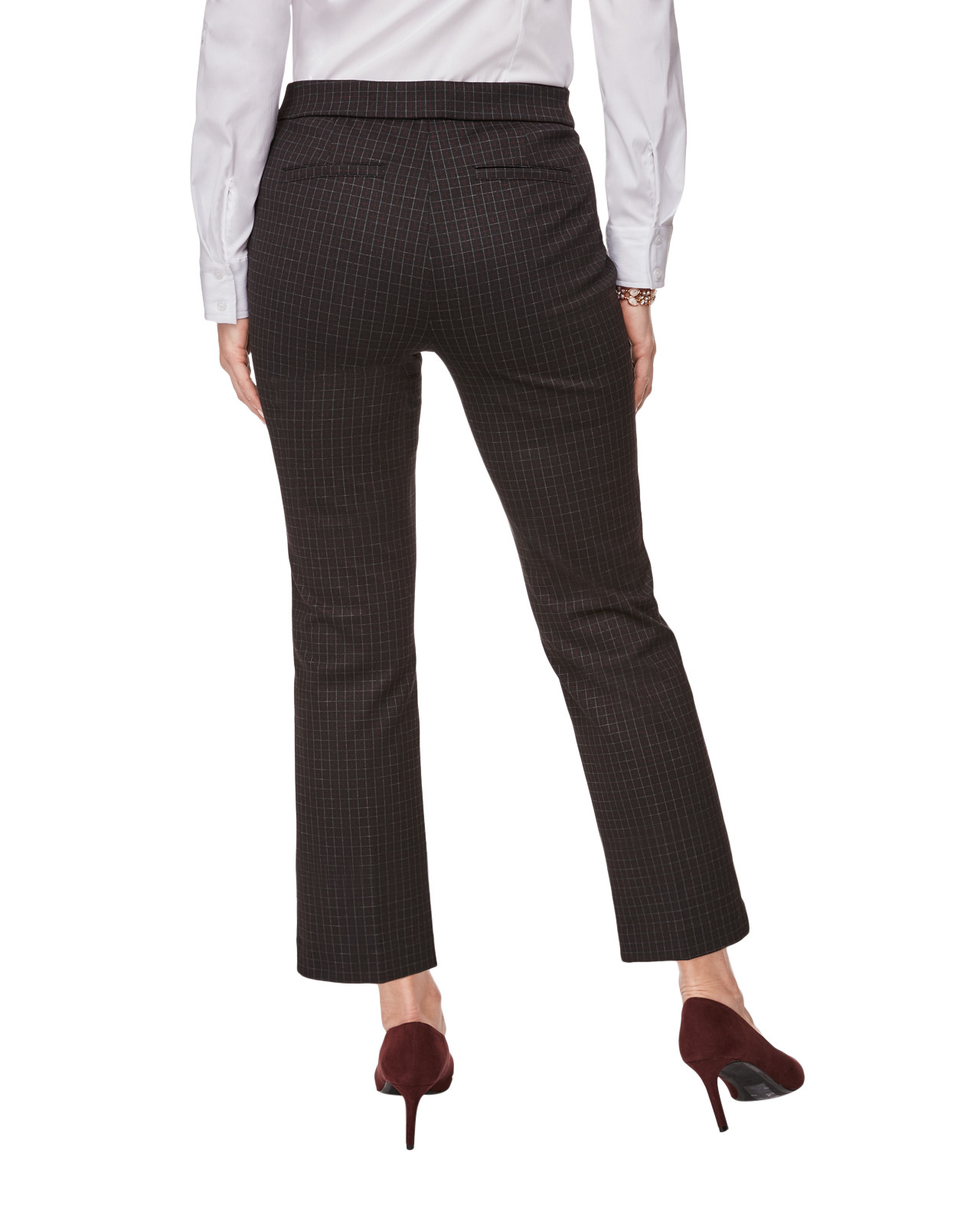 Checkered Ponte Pant