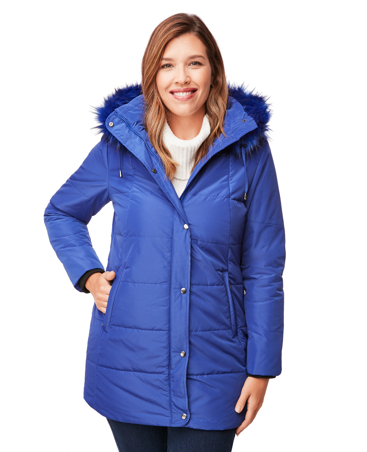Quilted Jacket With Hood