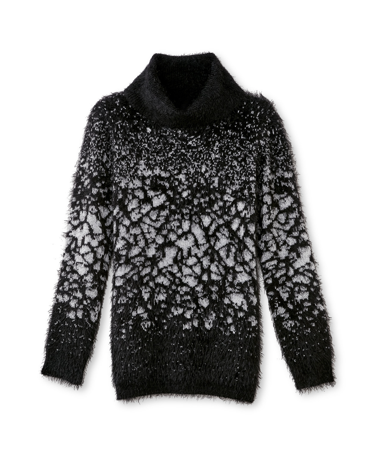 Eyelash Turtleneck Sweater