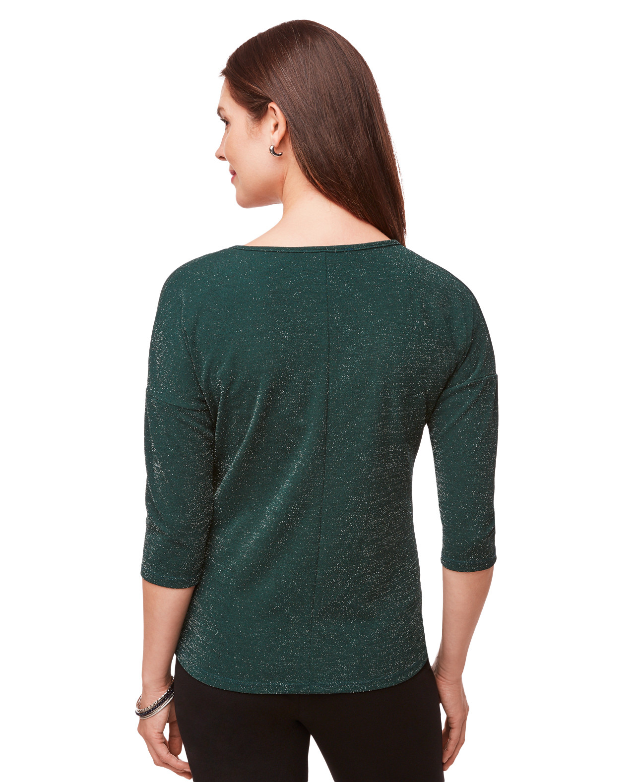 Lurex Top With Drop Shoulder