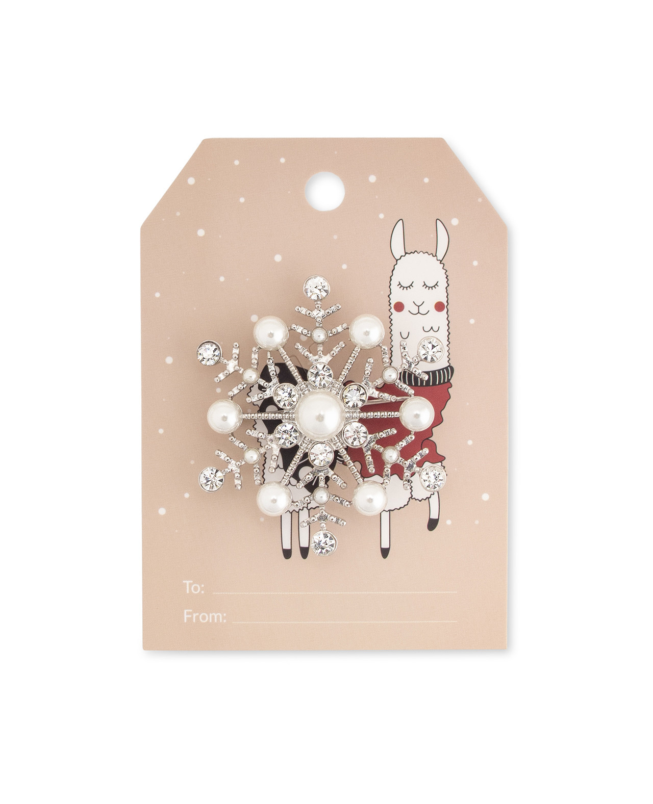 Holiday Snowflake Pin
