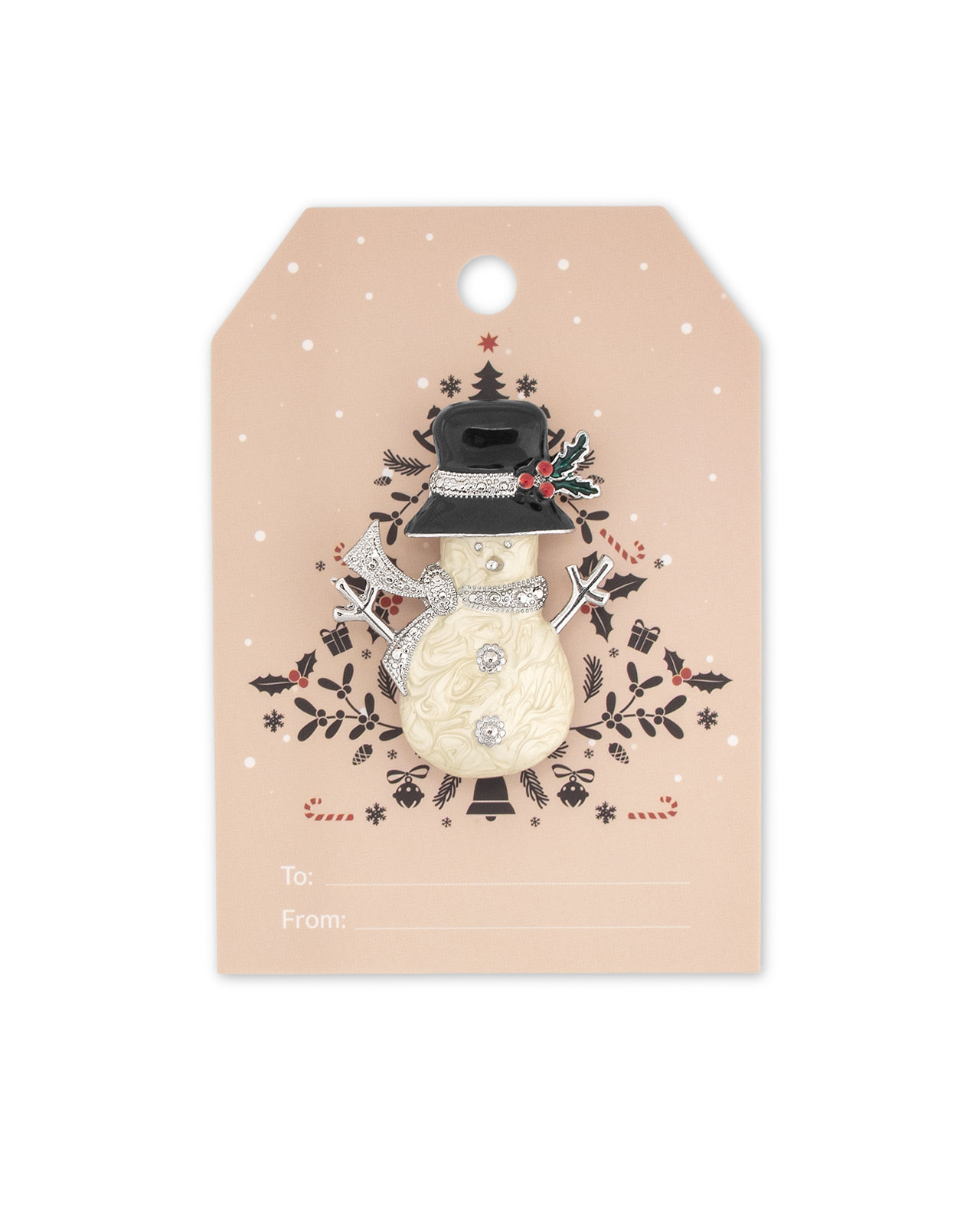Holiday Snowman Pin