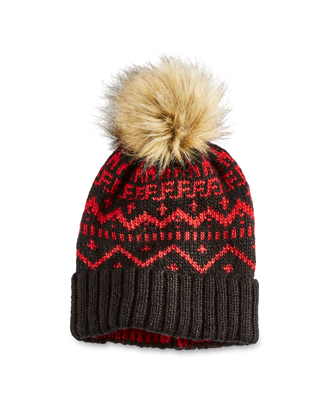 Jacquard Knit Hat
