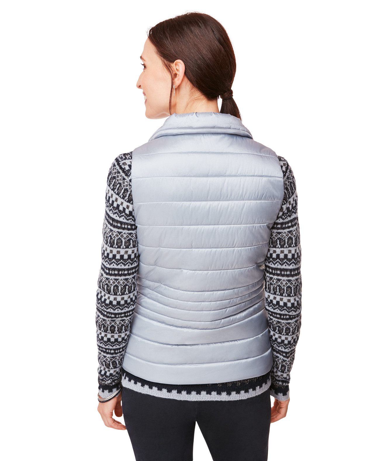 Zip-Up Quilted Vest