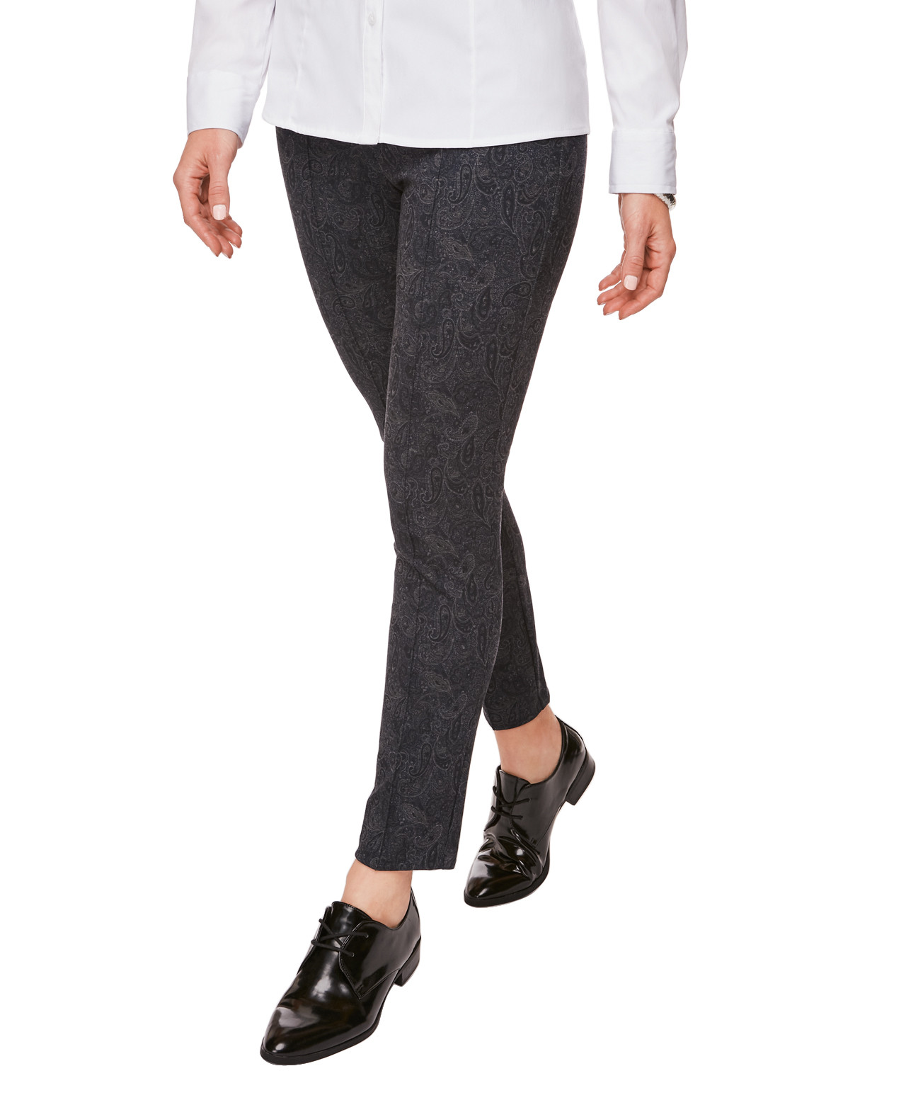 Pull On Paisley Print Pant