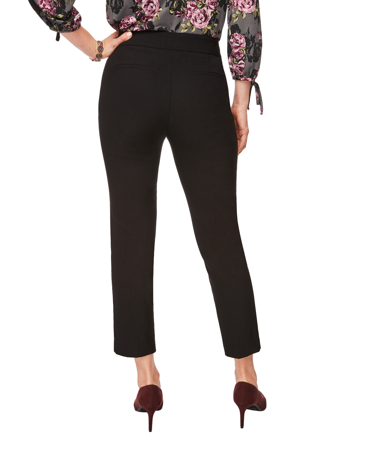 Black Slim Leg Trouser