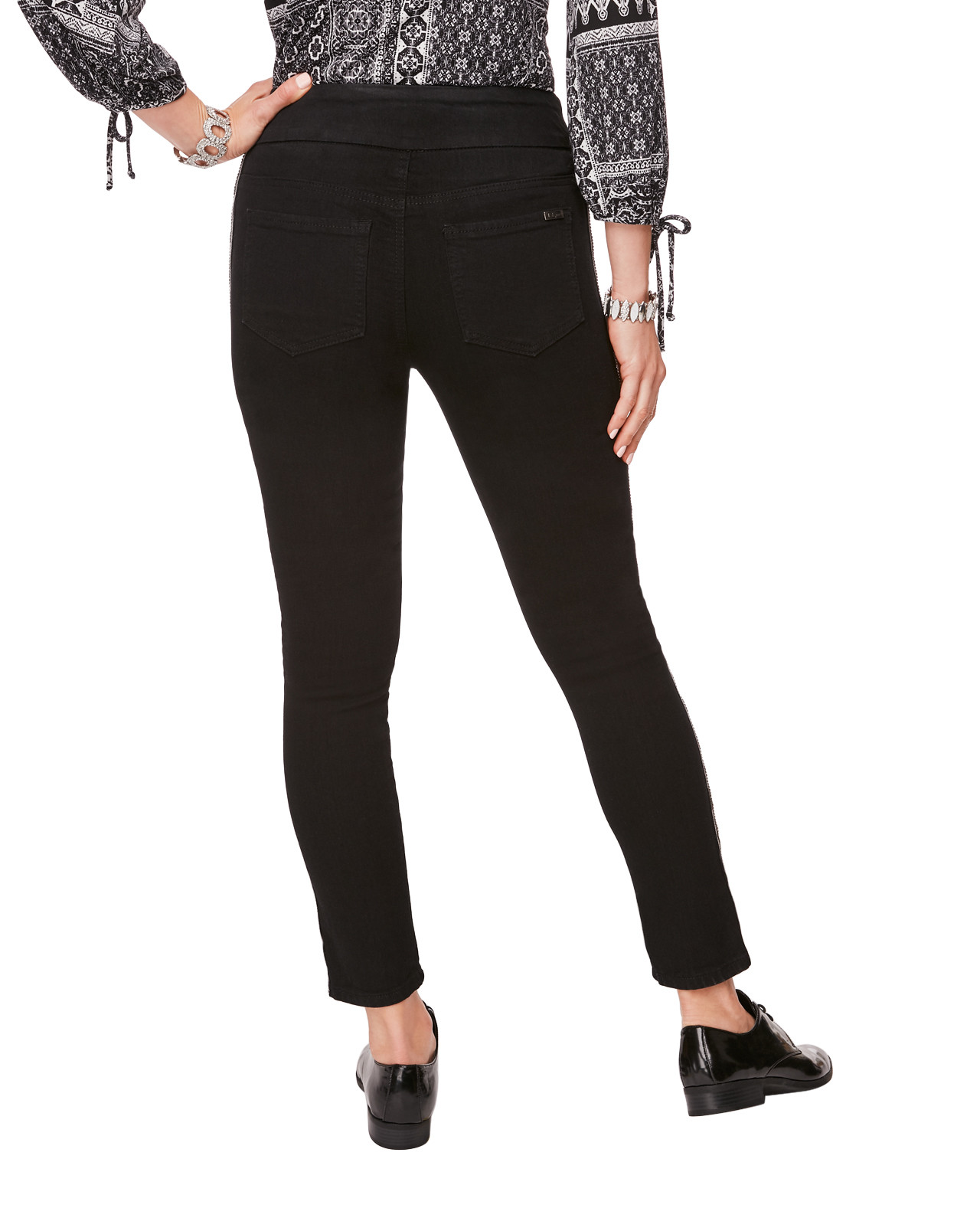 Tuxedo Trim Pull On Jean