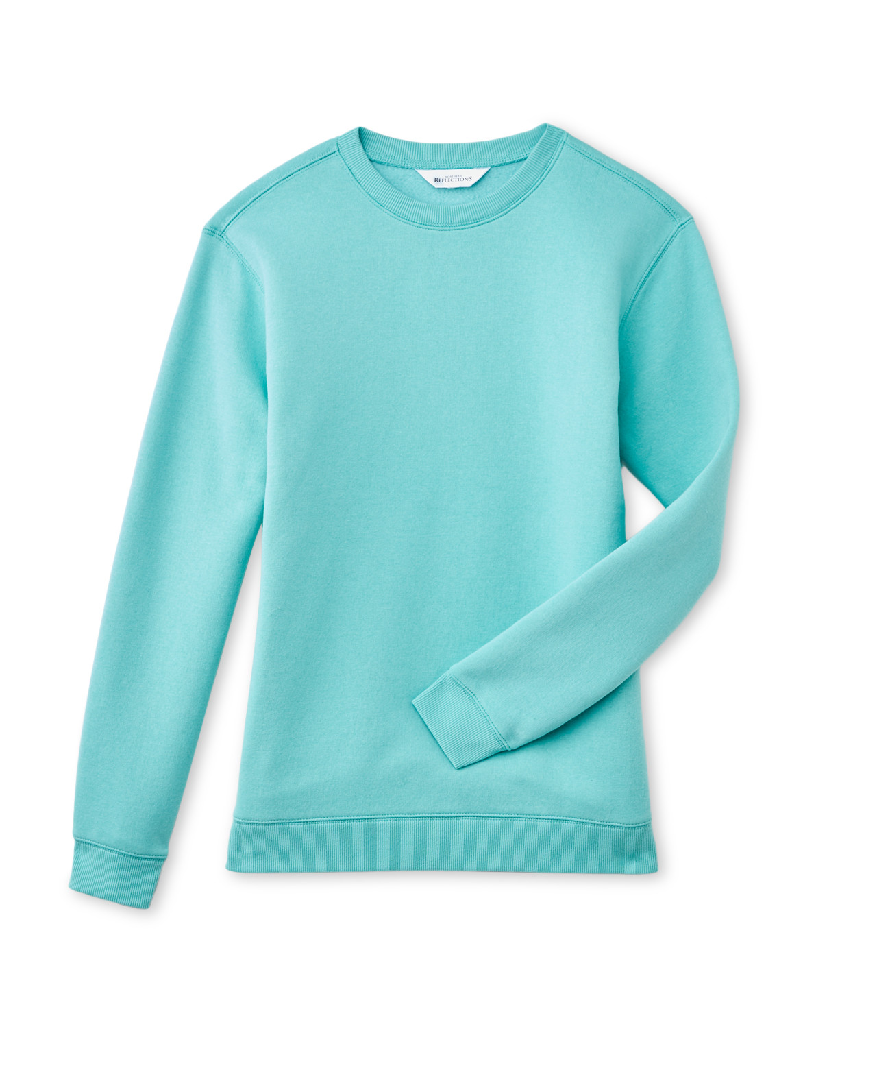 Solid Crew Neck Sweatshirt