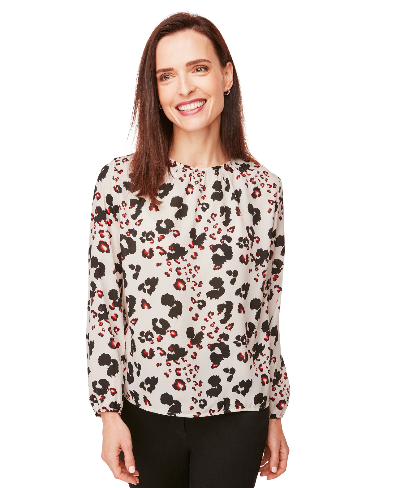 Animal Print Blouse