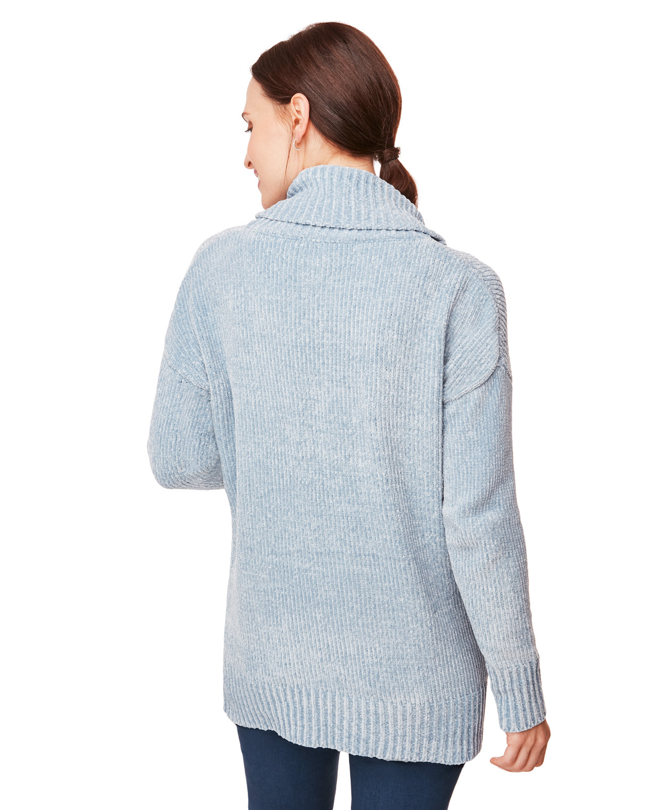Chenille Cowl Neck Sweater