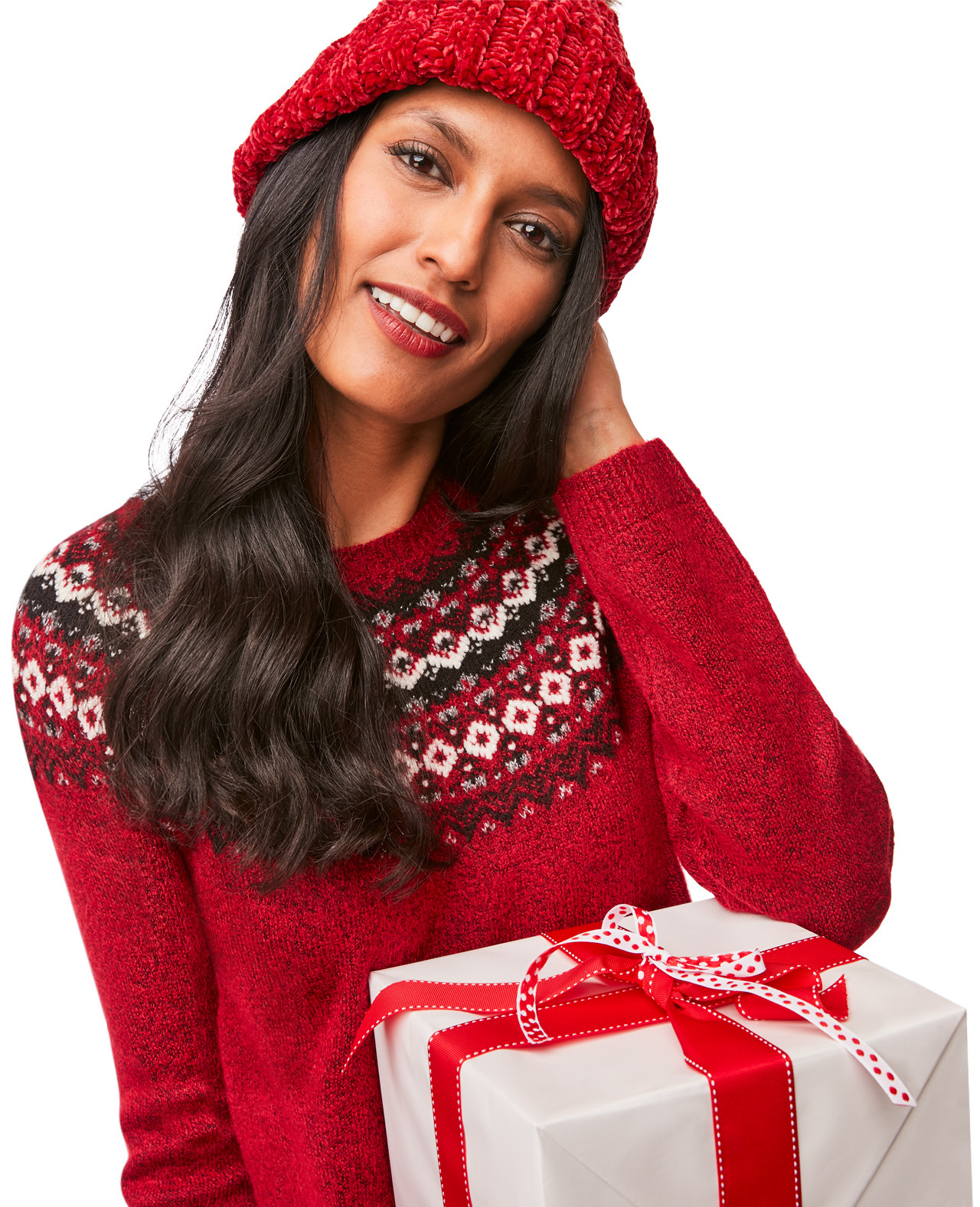 Fair Isle Lurex Sweater