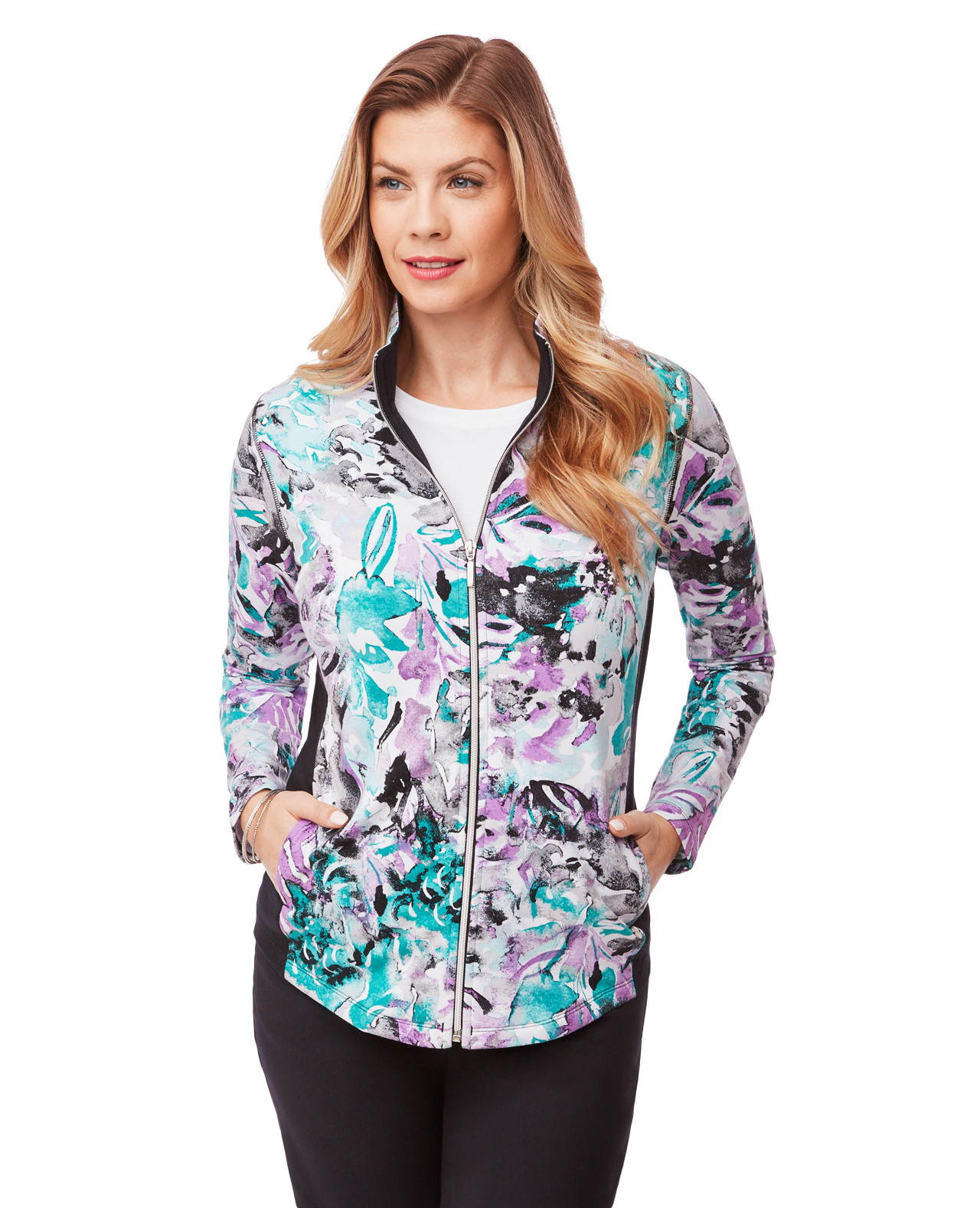 Printed Active Jacket