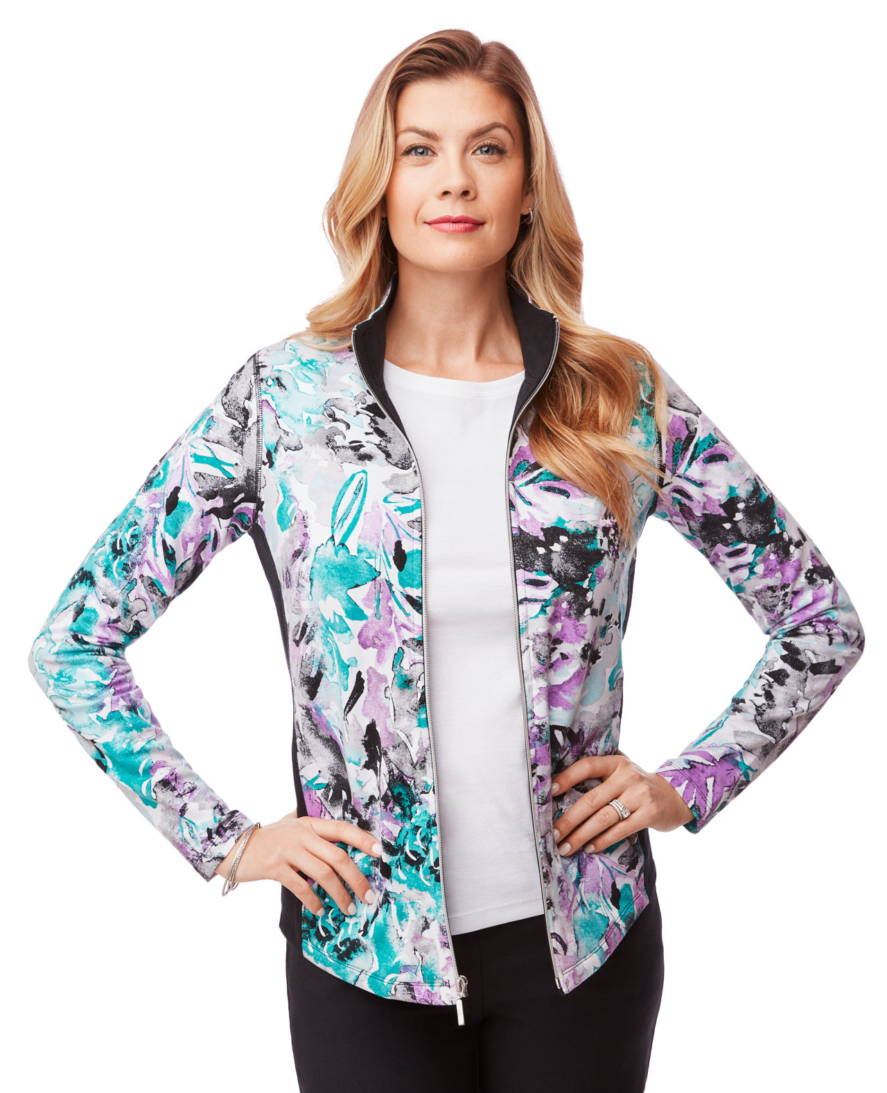 Printed Active Jacket